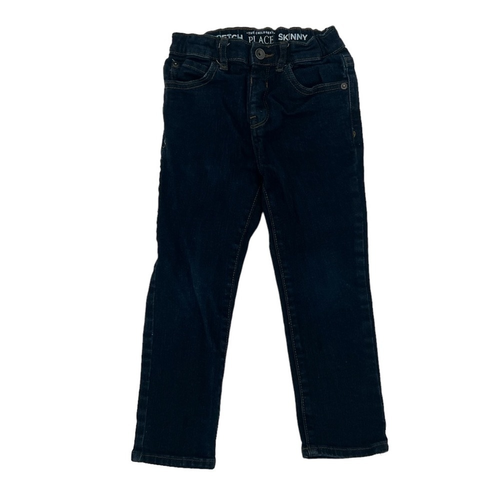 The Children’s Place Blue Super Skinny Adjustable Waist Jeans Size 4T Kids